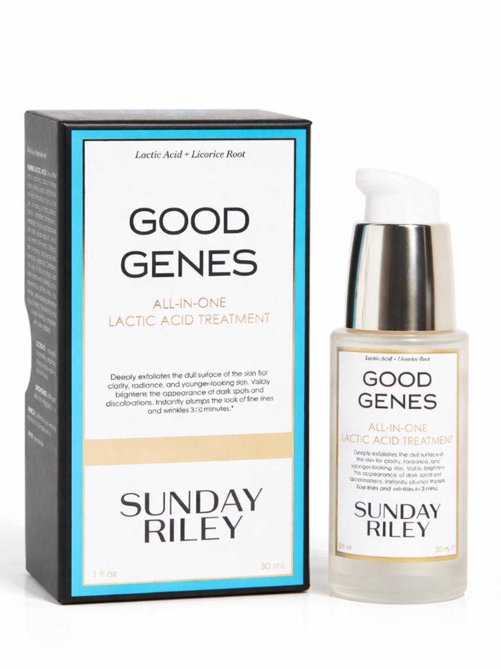 Sunday Riley Good Genes Lactic Acid Serum 1oz New – Brightening